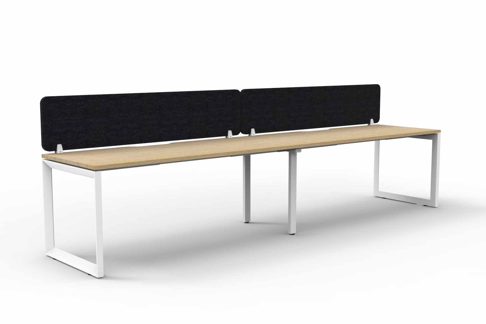 Loop 2 Person Single Sided Workstation - with Eco Screen